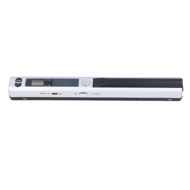 Portable Scanner: Silver, 25.5cm Compact Size, 900DPI High Definition - Versatile PDF JPG Formats, 32GB Storage Support for Home Office Travel On-the-Go Use - Image 2
