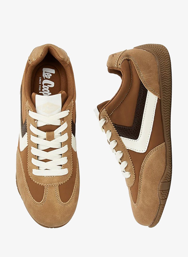 Lee Cooper Women's Panelled Sneakers with Lace-Up Closure - Image 2