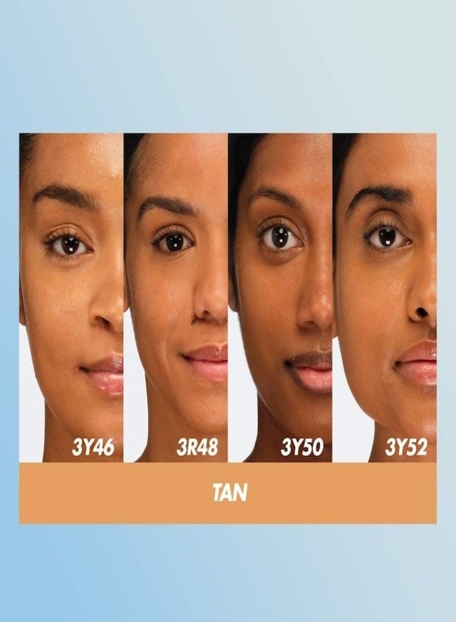 MAKE UP FOR EVER HD Skin Hydra Glow Hydrating Foundation with Hyaluronic Acid 30ml / 1oz – Shade 3Y46 Warm Cinnamon – For Tan Skin with Yellow Undertones - Image 3