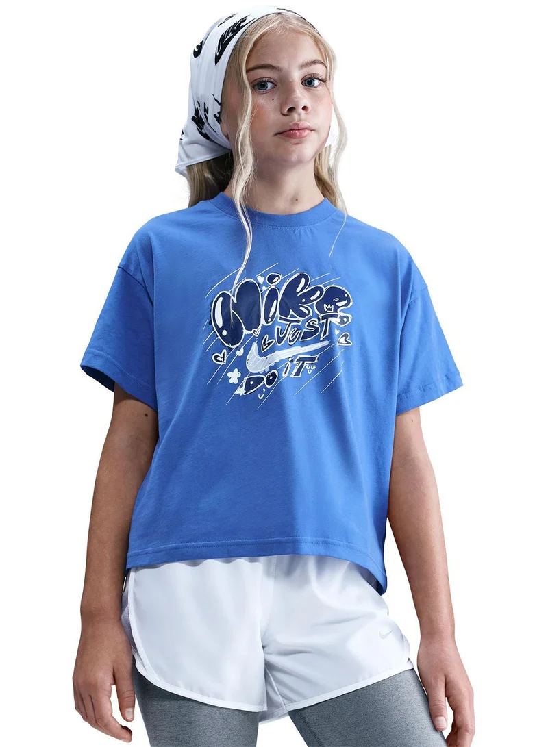 Nike Nsw Essential Doodle Graphic T-Shirt