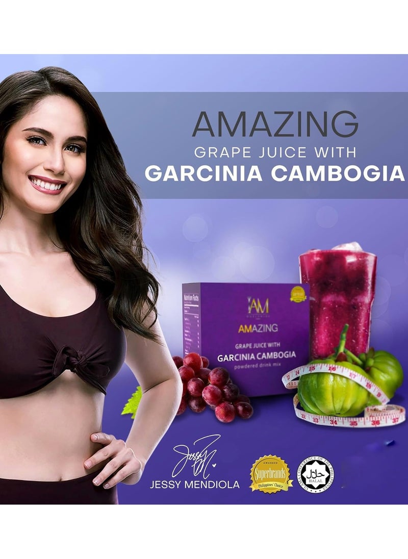 IAM - Amazing Grape Flavored Powder Drink Mix with Garcinia Cambogia, Unlock Weight Loss Benefits, Prevent Fat Storage, Lower Blood Pressure and cholesterol, 150g. - Image 1