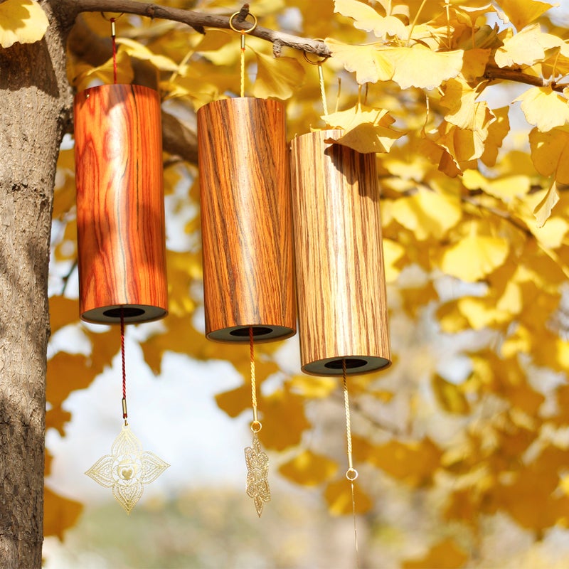 Chakra Chimes Natural Bamboo Wind Chimes Meditation Chord Windchime Windbell for Outdoor Garden Patio Home Decoration Zen Meditation Relaxation - Image 5