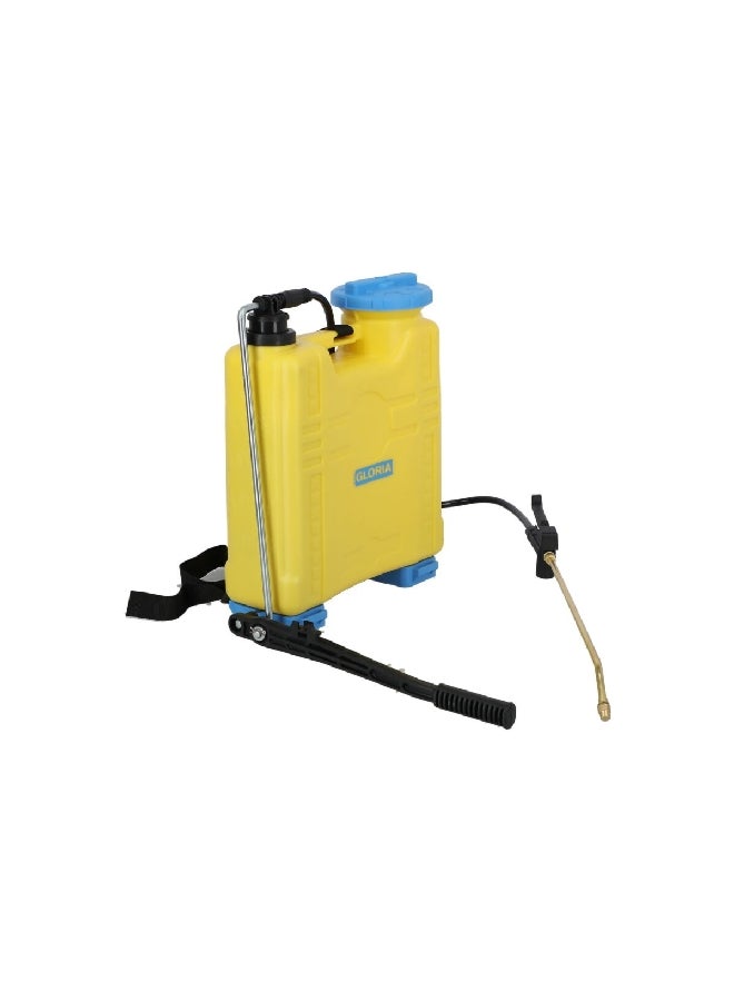 Gloria 1200 Ergonomic Backpack Sprayer with Adjustable Brass Hollow Nozzle Blue and Yellow 12 L 000065.0000 - Image 3