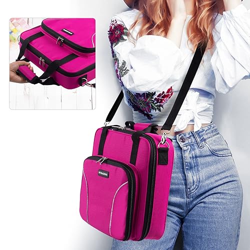 MYBAGZING Large Embroidery Project Bag Cross Stitch Supplies Organizer Embroidery Kits Bag Storage Organizer for Floss Loops - Image 3