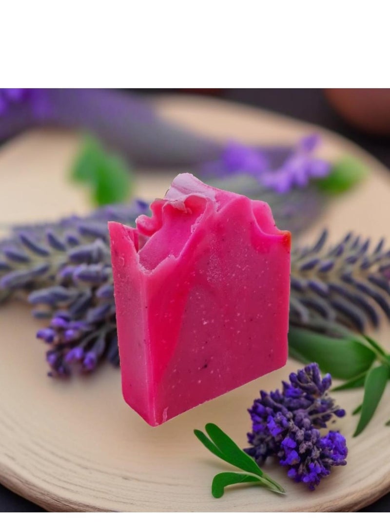 سوبلي شيز صابون اللافندر المصنوع يدويًا – صابون طبيعي وعضوي بطريقة التصنيع البارد للرجال والنساء | مهدئ ونباتي - Image 3