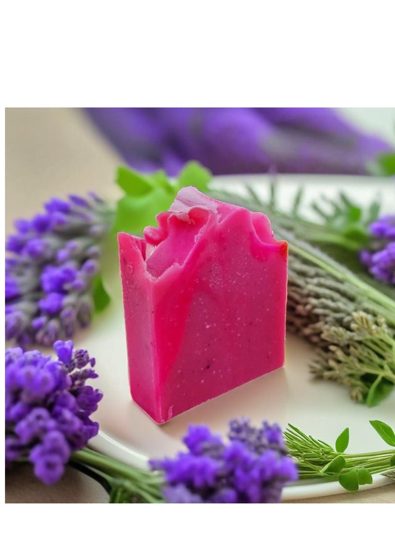 سوبلي شيز صابون اللافندر المصنوع يدويًا – صابون طبيعي وعضوي بطريقة التصنيع البارد للرجال والنساء | مهدئ ونباتي - Image 2