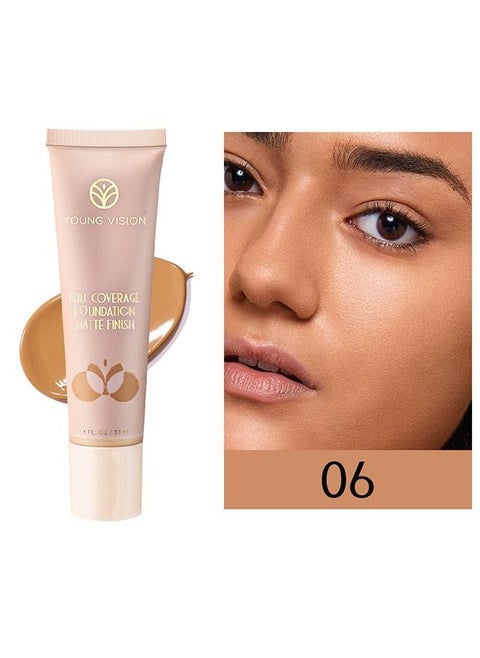Liquid Foundation Full Coverage Matte Finish Perfect For All Skin Types 06