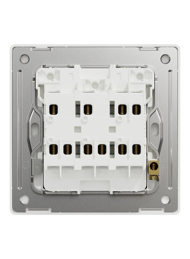 Schneider Electric Switch, Unica X, 2 way, 16AX, 250V, 3 gangs, jet black - NUX33_2_JB - Image 3