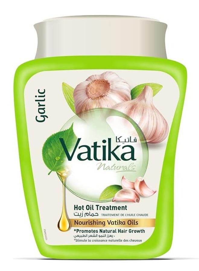 فاتيكا ناتشورالز  كريم حمام  زيت ساخن معالج غني بالثوم  بزيوت فاتيكا المغذية  500 جرام - Image 1