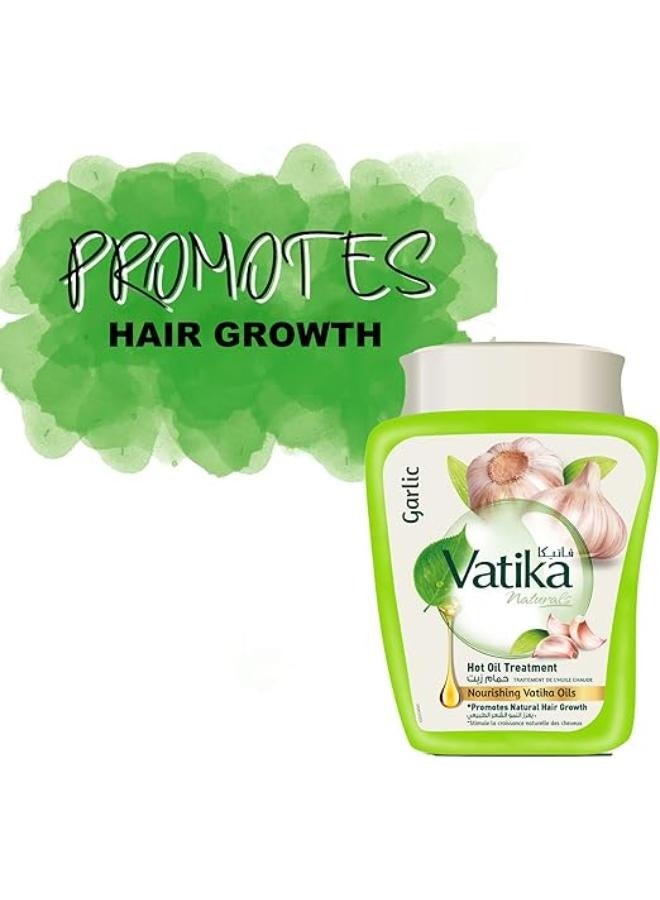 فاتيكا ناتشورالز  كريم حمام  زيت ساخن معالج غني بالثوم  بزيوت فاتيكا المغذية  500 جرام - Image 2