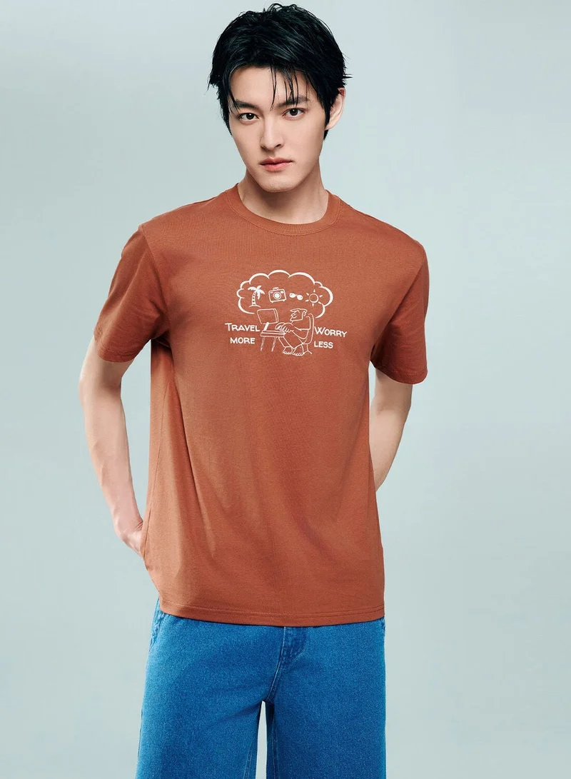 Men's Crew neck Short Sleeve Print Tee | Online Exclusive