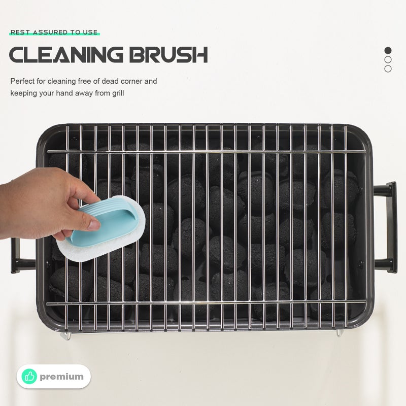 6pcs Grilled Rack Cleaning Shape Oil Cleaning - Image 4