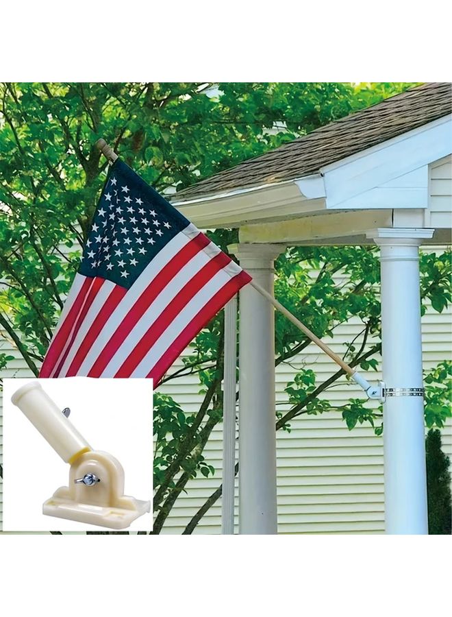Portable Flag Pole Mounting Bracket Adjustable Rust Proof Wall Ceiling Mount 1pc - Image 3