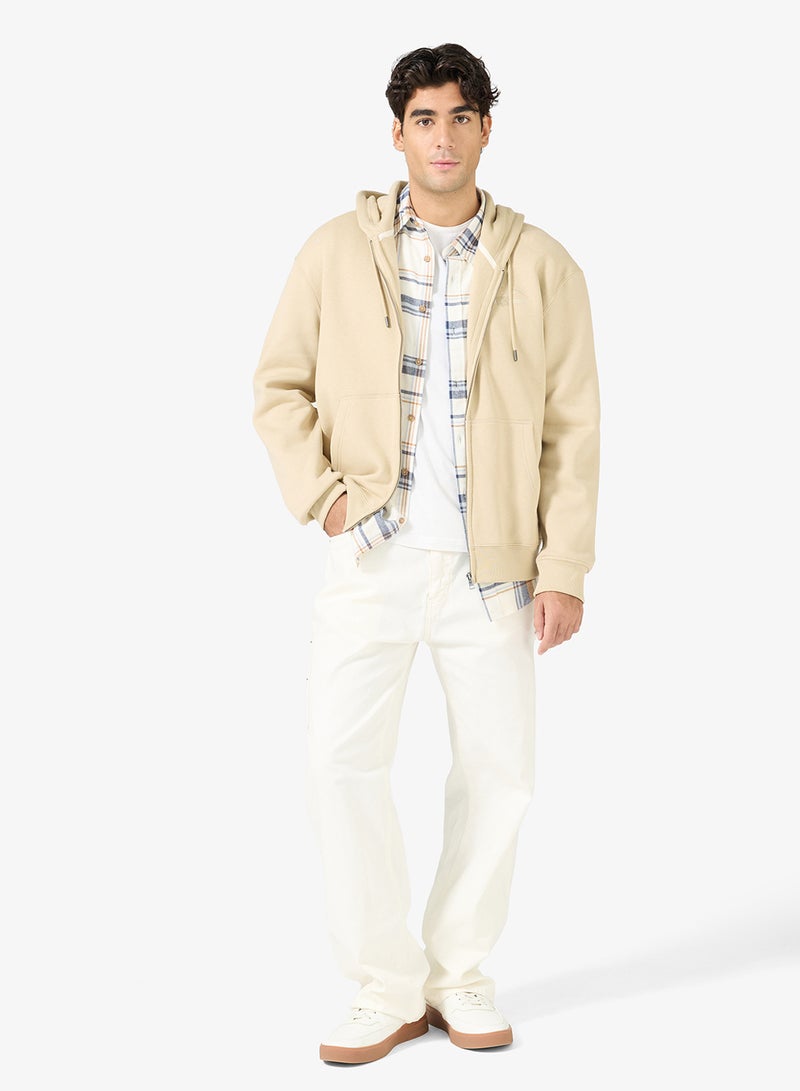 GUESS Casual Front And Back Full Zip Hoodie - Image 4