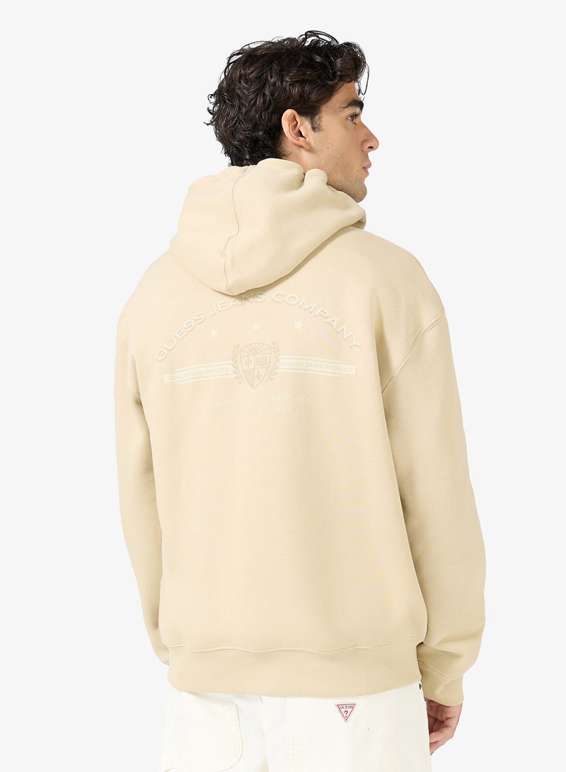 GUESS Casual Front And Back Full Zip Hoodie - Image 2