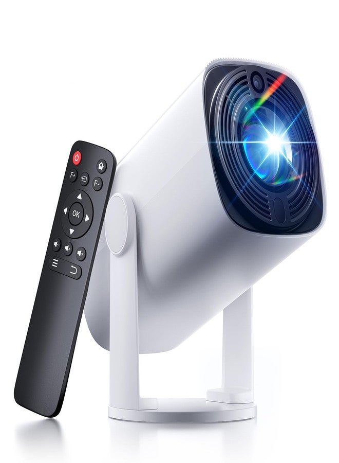 SOOMFON Mini Projector with Bluetooth 5.1 - SOOMFON 1080P Support Video Projector Auto Keystone, Portable Small Movie Projector, Home Video Proyector for Bedroom/Wall/iOS/Android/TV Stick/USB/HDMI - Image 1