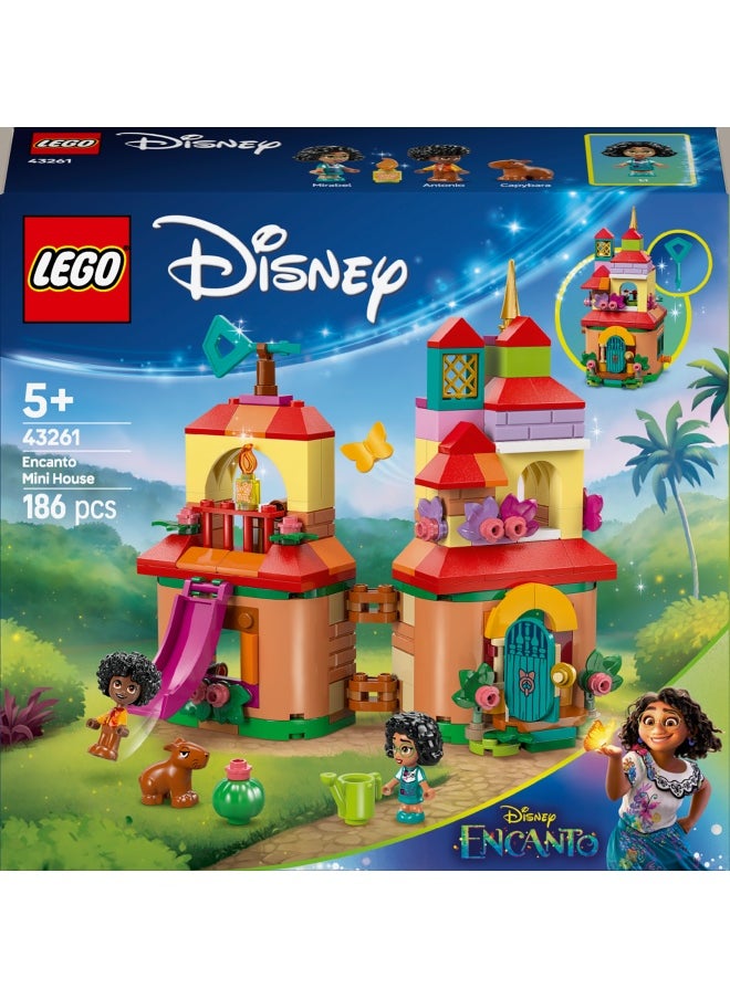 LEGO ǀ Disney Encanto Mini House Building Toy for 5 Plus Year Old Girls, Set Includes Mirabel and Antonio Madrigal Micro Dolls, a Capibara Figure & a Key 43261 (186 pieces)  - Image 2