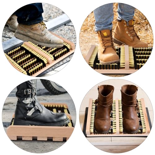 WOWGEEK Boot Scraper - Outdoor Shoe Scrubber Cleaner Brush Clean Polish Cleaner Brushing Machine - Image 5