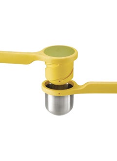 Joseph Joseph Joseph Joseph 20101 Helix Citrus Juicer Ergonomic Twist-Action Hand Press, Yellow, Stainless Steel  - Image 2