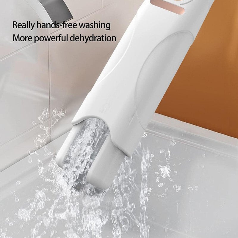 REXOTEX New Mini Portable Mop Short Handed Mini Mop for Cleaning Glassware and Bathroom Mops Floor Cleaning Mop Mini Portable Short Hand Held mop WindowsMirror WallTilesDesktop - Image 3
