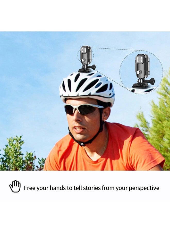 SJCAM - C100+ Mini WiFi Action Camera 4K30fps Pocket Sized Wearable Body Camera, Magnetic, APP Control, Underwater Small Vlog Helmet Mount Kits SD Card, Weighs 1oz, 2.4 * 1 * 0.6 inch - Image 1
