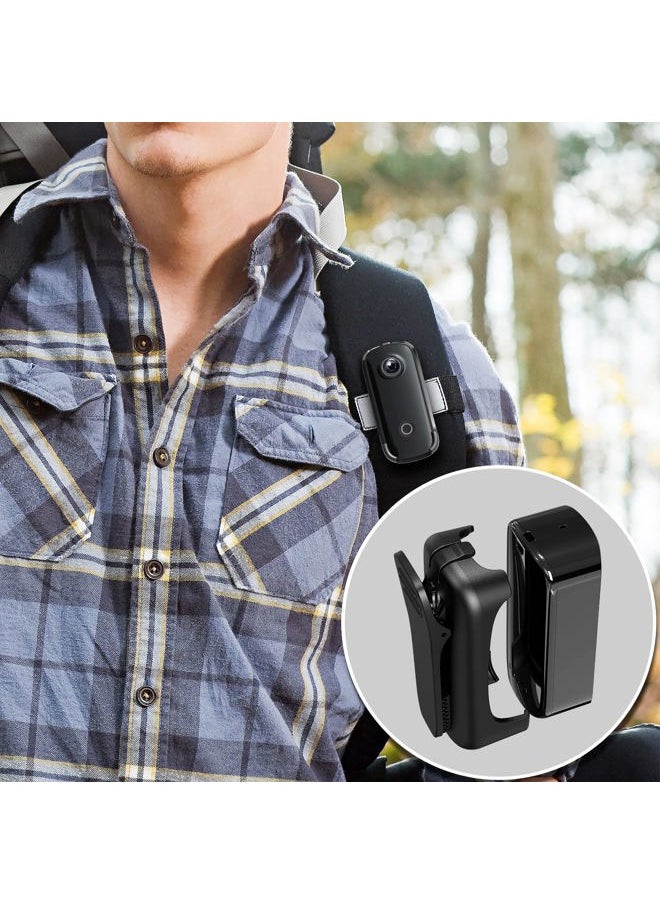 SJCAM - C100+ Mini WiFi Action Camera 4K30fps Pocket Sized Wearable Body Camera, Magnetic, APP Control, Underwater Small Vlog Helmet Mount Kits SD Card, Weighs 1oz, 2.4 * 1 * 0.6 inch - Image 1