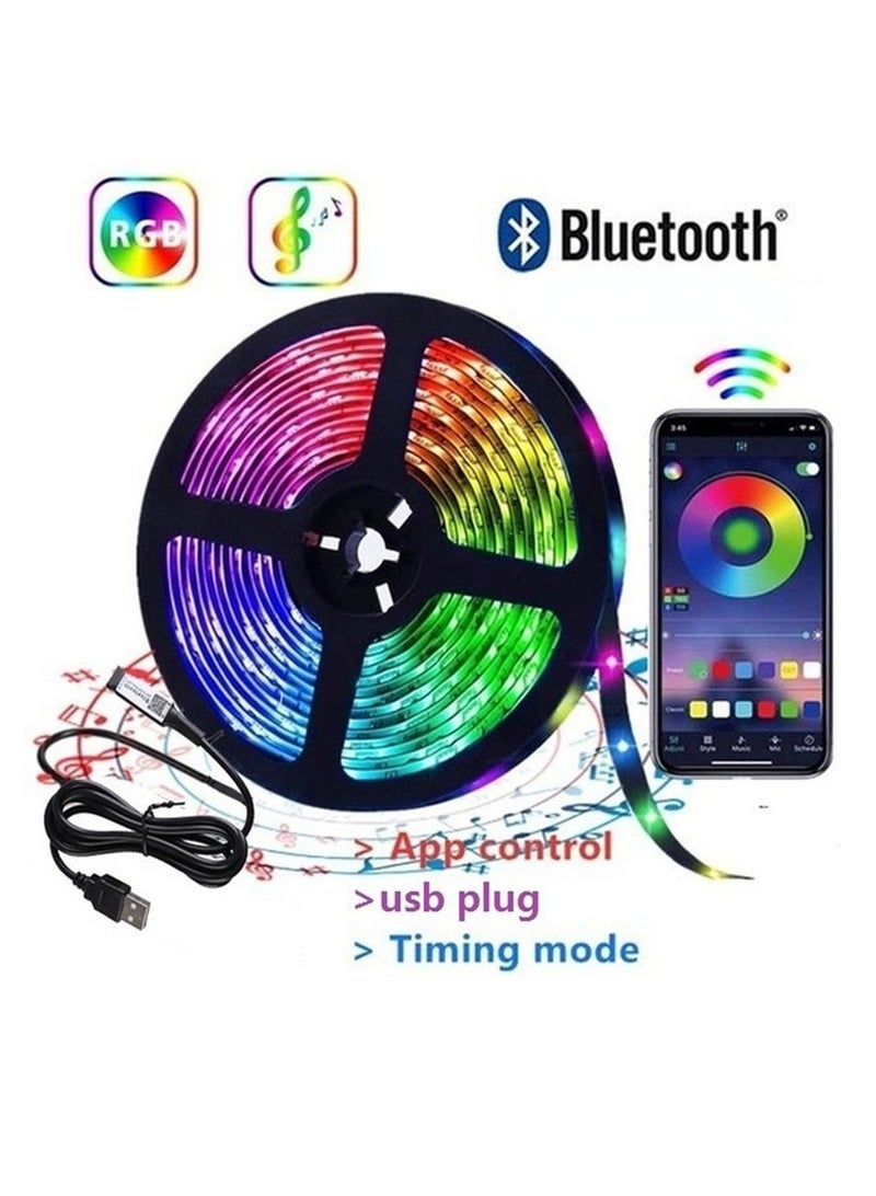 3m RGB LED Strip Lights for Bedroom Multicolor with Remote Control Room Ambient Light and Wall Strip Lights  - Image 5