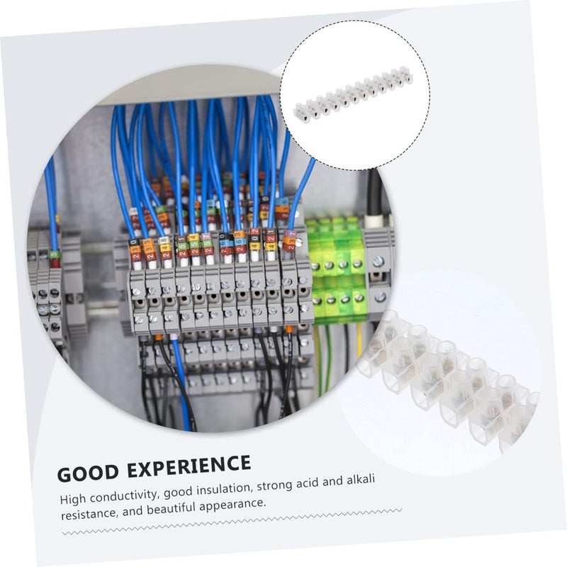 10pcs Screw Terminal Block Kit U-Shaped Terminal Blocks Wire Connectors Easy to Use - Image 2