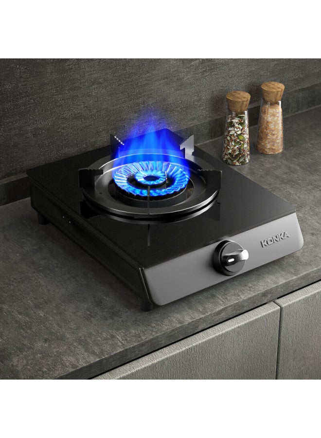 Konka Gas Stove Single Burner , 5.0kw High-heat Tabletop Lpg Stove, 66% Thermal Efficiency Tempered Glass Panel Stove Top, Jzy-d526y - Image 5