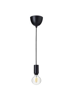 erorex Pendant lamp with light bulb, black/smart warm white  - Image 1