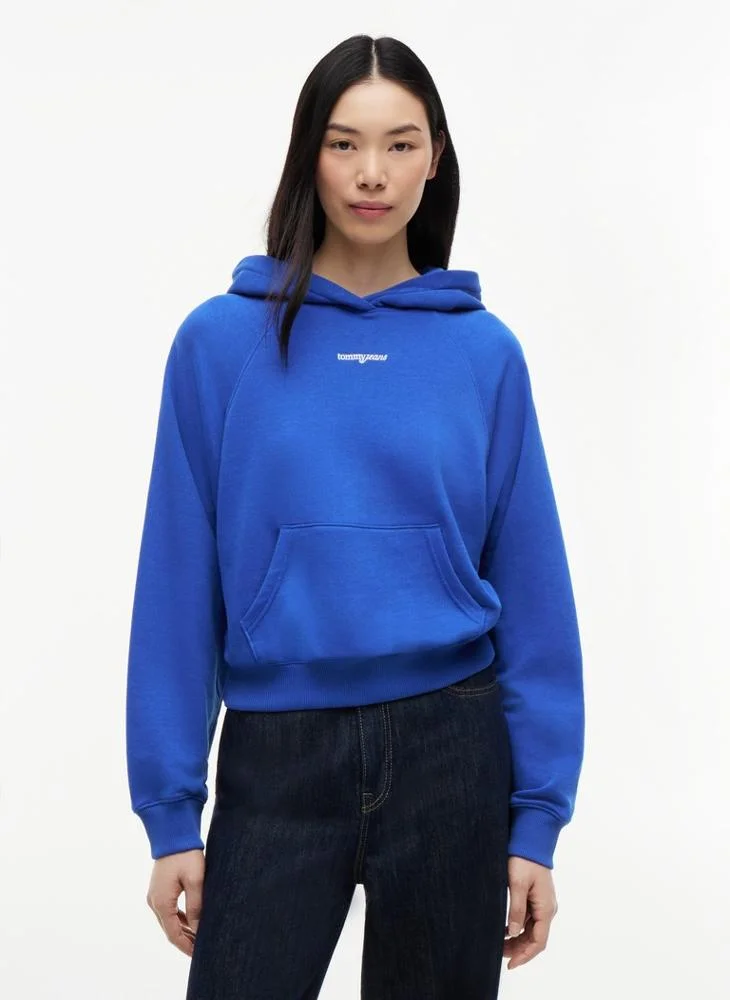 Tommy Jeans Logo Raglan Sleeve Terry Hoody