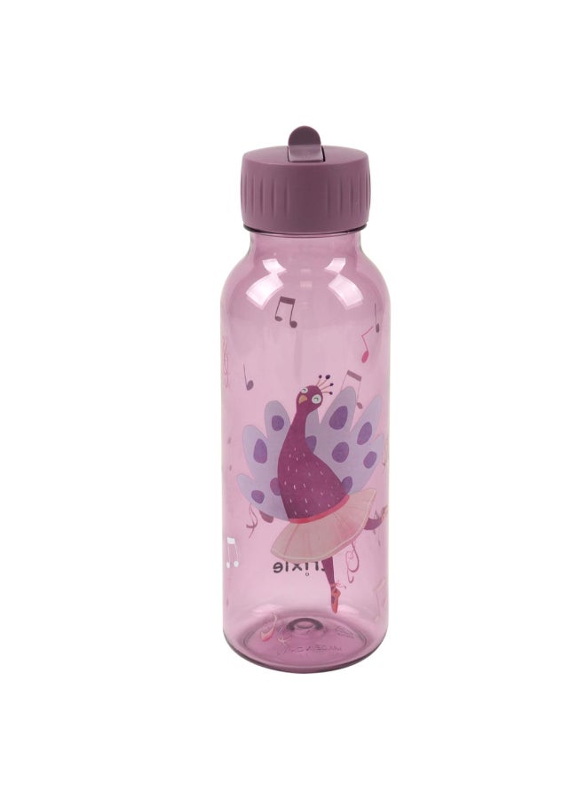 Trixie Tritan™ Water Bottle - 500ml - Ballerina Mrs. Peacock - Image 1