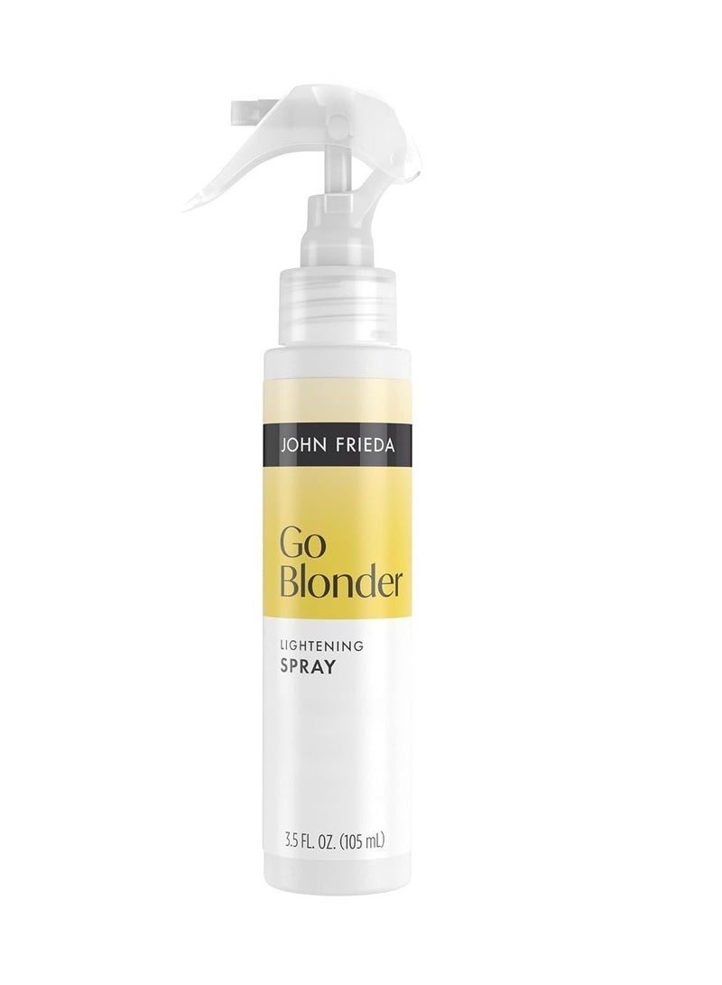 John Frieda بخاخ تفتيح الشعر Sheer Blonde Go Blonder، لتفتيح الشعر تدريجيًا، مع تقنية BlondMend من الحمضيات والبابونج، 3.5 أونصة - Image 1