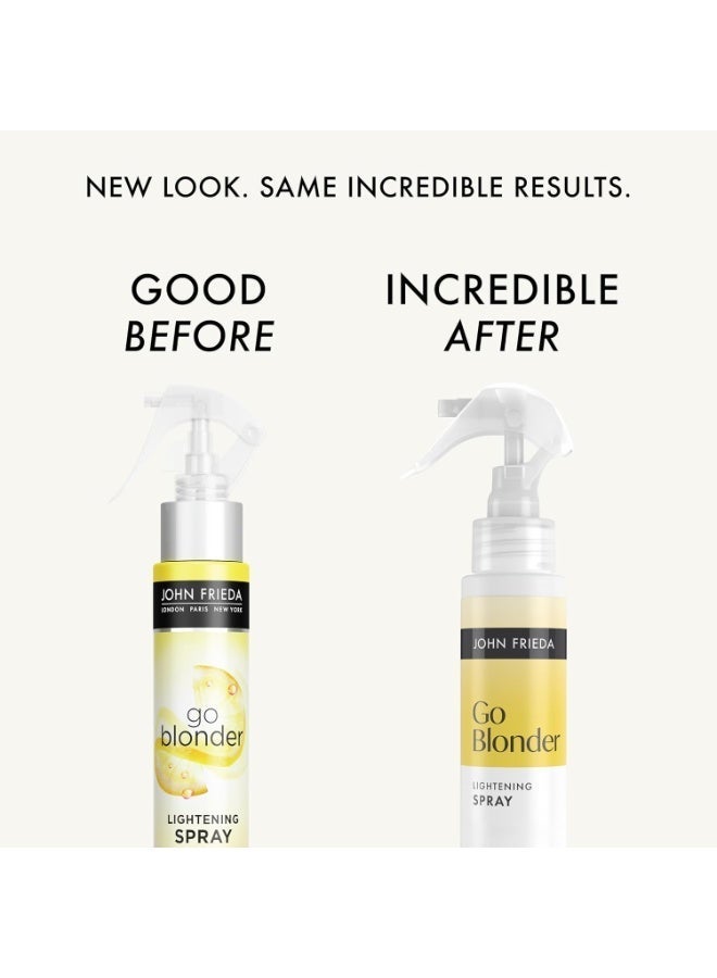 John Frieda بخاخ تفتيح الشعر Sheer Blonde Go Blonder، لتفتيح الشعر تدريجيًا، مع تقنية BlondMend من الحمضيات والبابونج، 3.5 أونصة - Image 3
