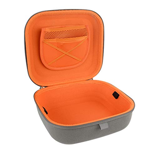 Geekria Shield Case for LargeSized OverEar Headphones Replacement Protective Hard Shell Travel Carrying Bag with Cable Storage Compatible with Astro Gaming A50Gen4 Microfiber Grey - Image 3