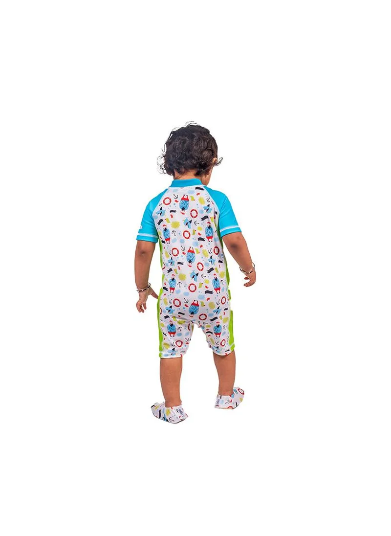 COEGA SUNWEAR COEGA Baby Boys One Piece Suit - Blue Pirate