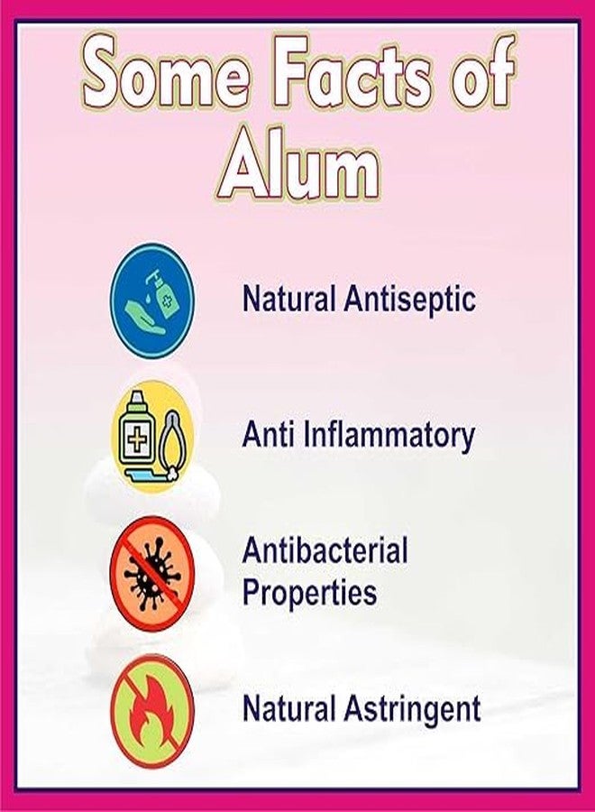 Valuableplus® Pink Alum Powder 100gms Natural And Organic Astringent for Skincare for Acne, Odor Control & Water Purification Face Mask - Image 5
