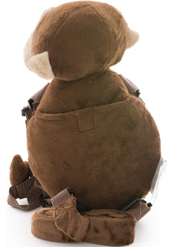 Berhapy 2 in 1 Clever Orangutan Toddler Backpack Harness with Safety Leash for Children's Walking - Image 4