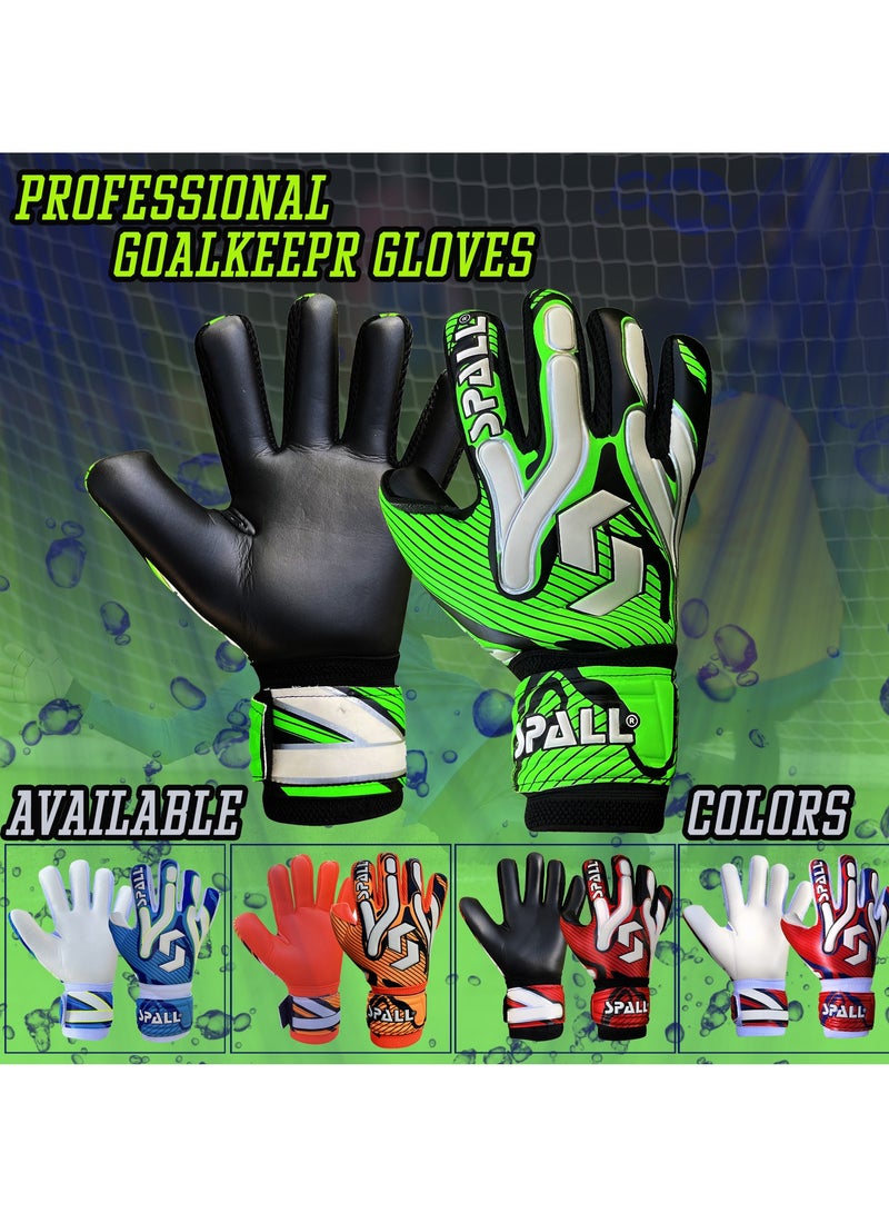 Spall Goalkeeper Gloves with Super Protection Finger Support, for Match and Training, Perfect for Men, Women, Adults, Kids, Teenagers - Image 3