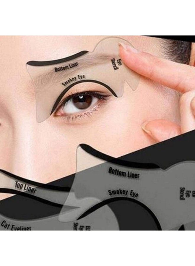 Alexvyan Cat Eyeliner Stencil & Smokey Eye Makeup Stencil Reusable Eyes Makeup Tool (2 Pcs) - Image 4