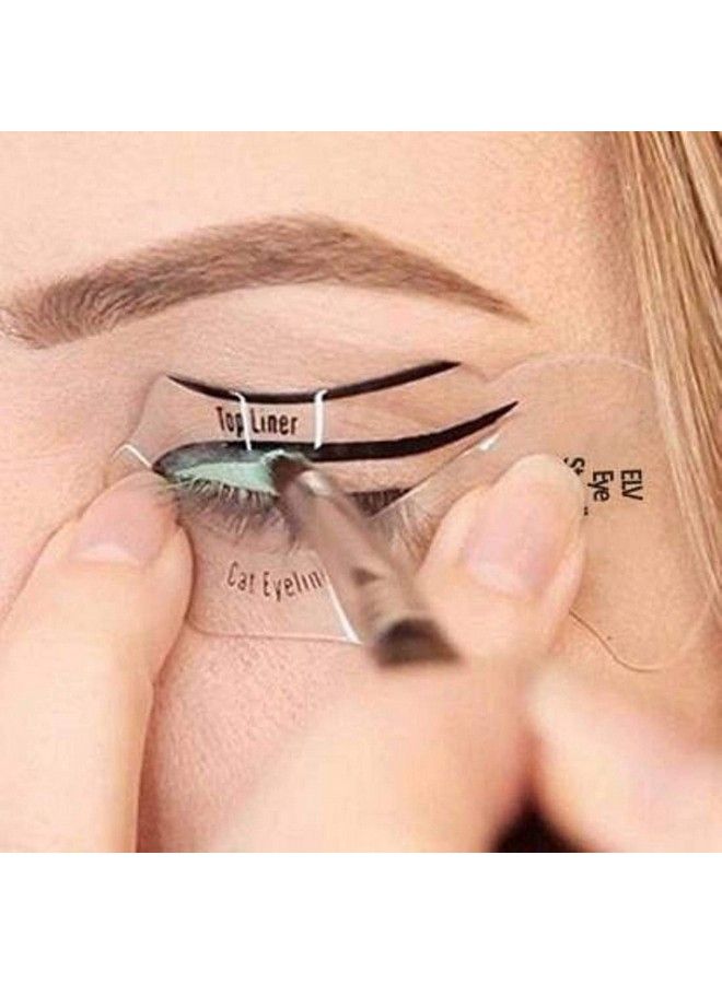 Alexvyan Cat Eyeliner Stencil & Smokey Eye Makeup Stencil Reusable Eyes Makeup Tool (2 Pcs) - Image 5