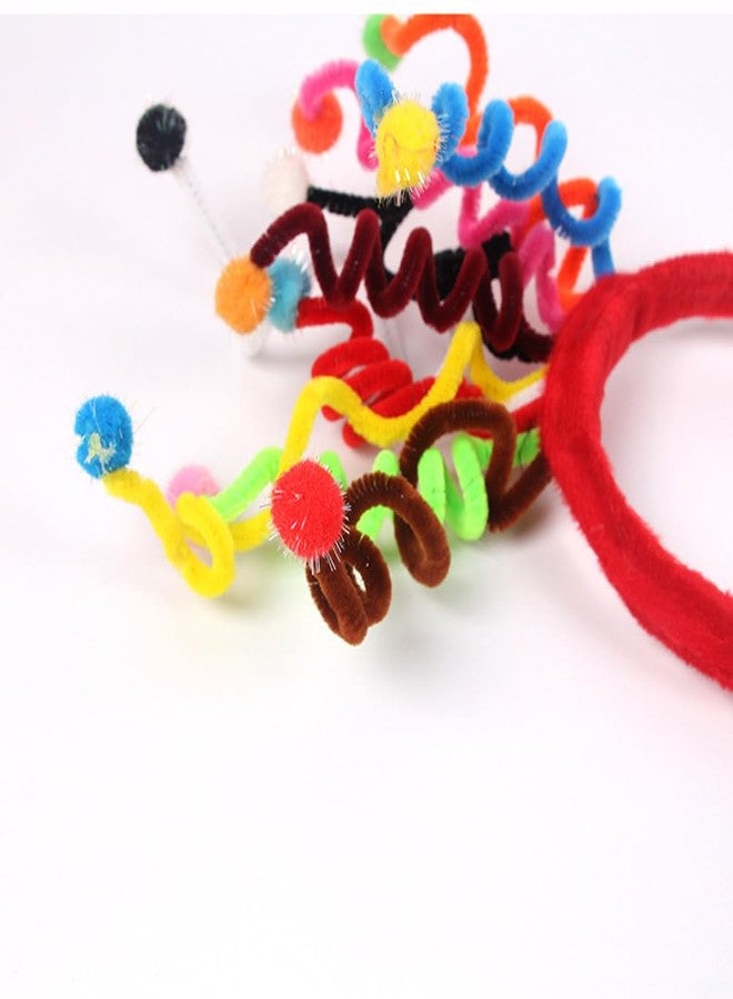 أموسفون عصابة رأس هوائي من Amosfun على شكل كرة صوفية، إكسسوارات شعر لحفلات الكرنفال، إكسسوارات أزياء حفلات الهالوين - Image 5