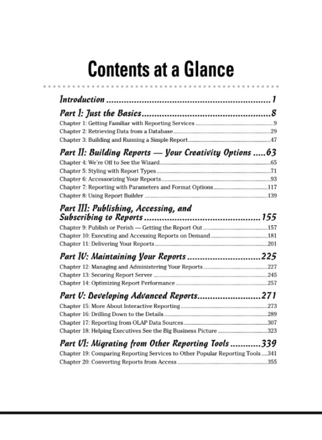 Microsoft SQL Server 2005 Reporting Services Forr A Comprehensive Guide to Creating Interactive Reports - Image 3