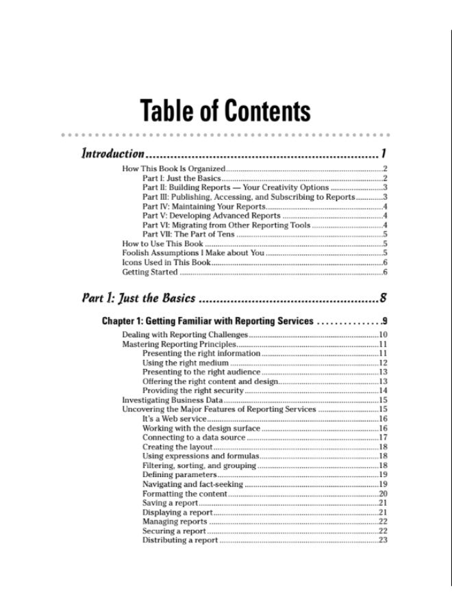 Microsoft SQL Server 2005 Reporting Services Forr A Comprehensive Guide to Creating Interactive Reports - Image 4