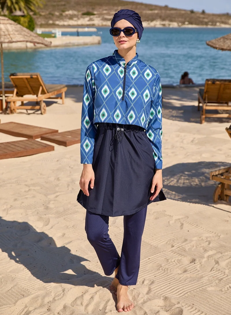 Rivamare  Yasmeen Burkini 4-Piece Modest Swimwear Set for Women | Best Price UAE