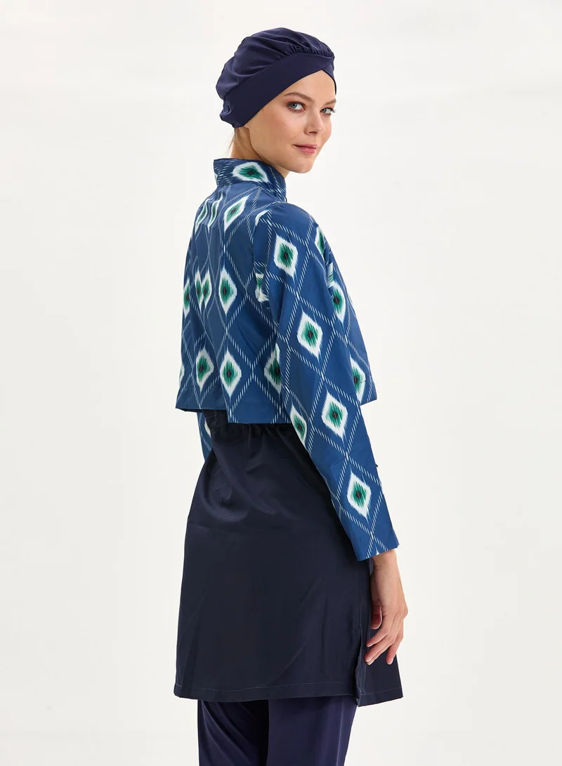 ريفاماري Yasmeen Burkini 4-Piece Modest Swimwear Set