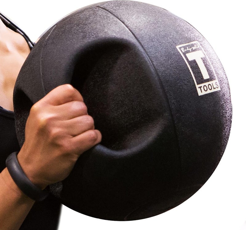 Body Solid Heavy-Duty Exercise Medicine Balls with Dual Handles, Durable Non Slip Rubber Grip Medicine Ball for Weights Training, Weightlifting & Core Workouts. - Image 2