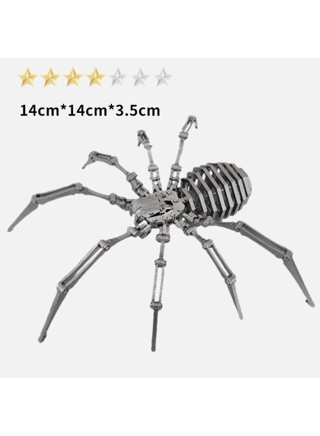 Steel Warcraft 3D Metal Jigsaw Puzzle Assembled Model Stall Adult Children Handmade DIY Gift Educational Toys-Color:【Spider King】 Diy - Image 1