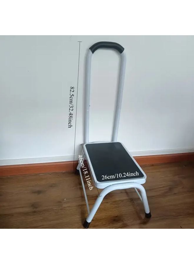 Black Folding Step Stool Portable RV Stool Heavy Duty Foldable Footstool WQ091063 12 - Image 4