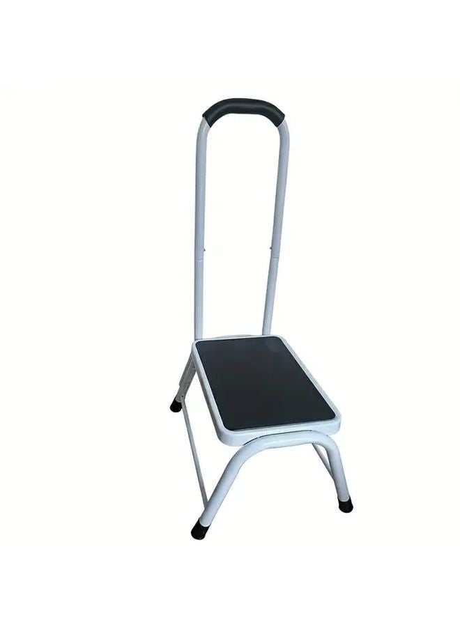Black Folding Step Stool Portable RV Stool Heavy Duty Foldable Footstool WQ091063 12 - Image 1
